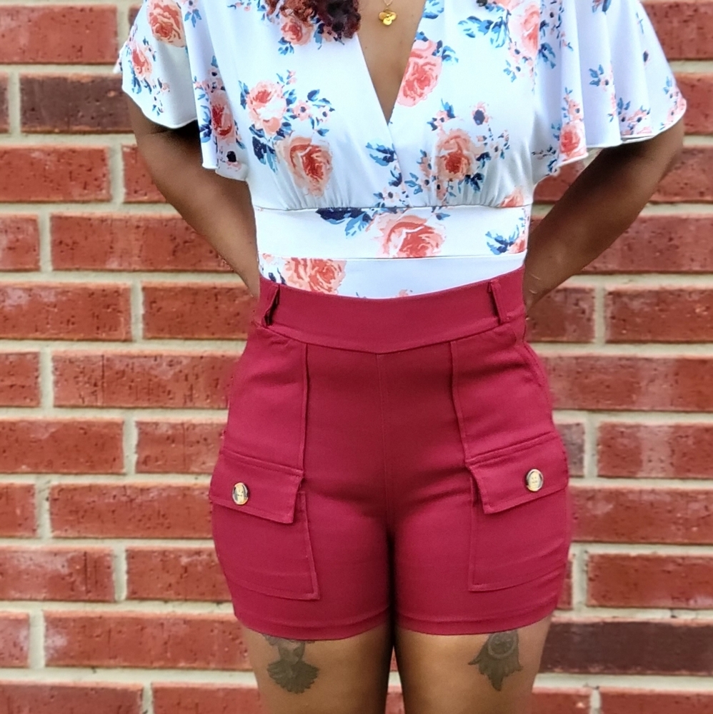 Pull~On Cargo Shorts